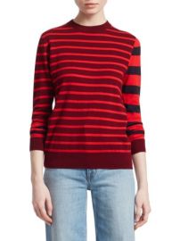 Derek Lam 10 Crosby Striped Crewneck Sweater at Saks Fifth Avenue